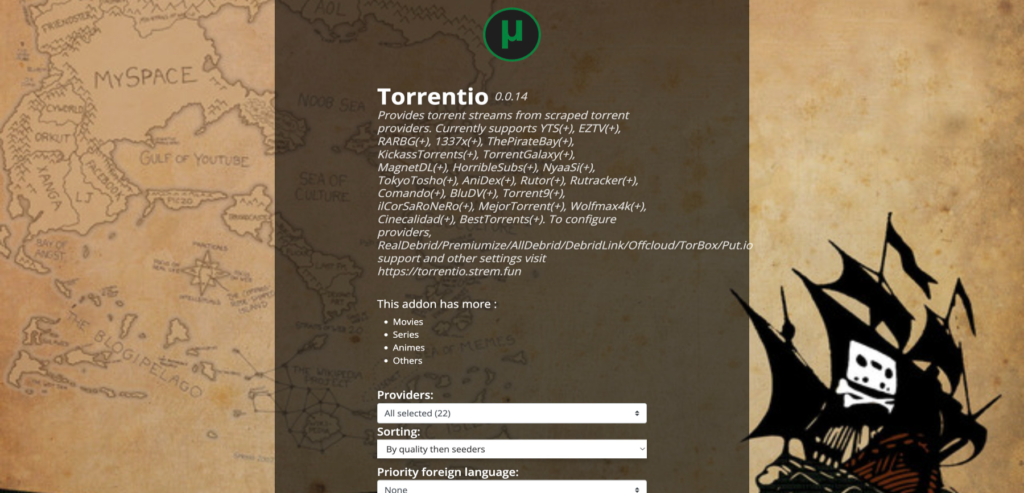 Top 10 des Meilleurs Addons Stremio 2025 - Torrentio