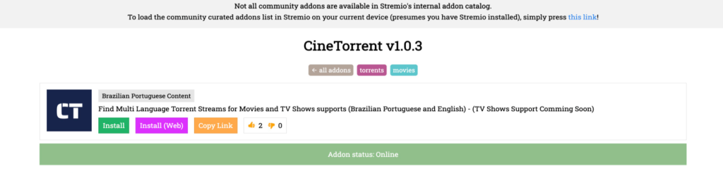 Top 10 des Meilleurs Addons Stremio 2025 - CineTorrent