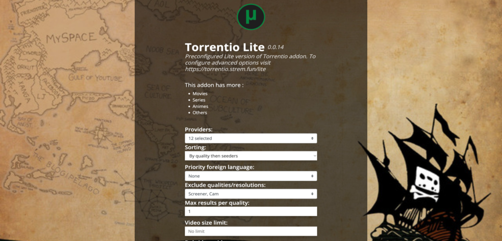 Top 10 des Meilleurs Addons Stremio 2025 - Torrentio Lite