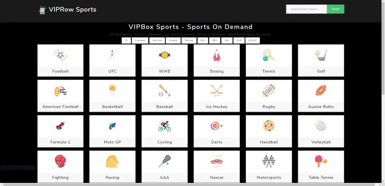 Les 17 Meilleurs Sites de Streaming Sport Gratuits 2025 ( Sans Pub ) - VIPRow Sports
