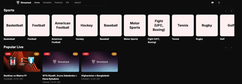 Les 17 Meilleurs Sites de Streaming Sport Gratuits 2025 ( Sans Pub ) - Streamed