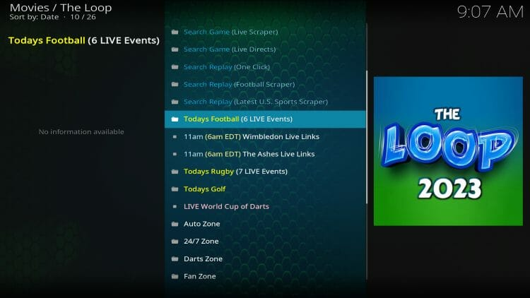 12 Meilleurs Addons Sportifs Kodi en 2025 - The Loop