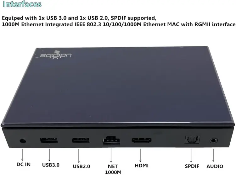 Caractéristiques Techniques de la Ugoos SK1 Performance et Vitesse