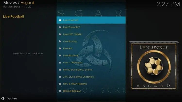12 Meilleurs Addons Sportifs Kodi en 2025 - Asgard