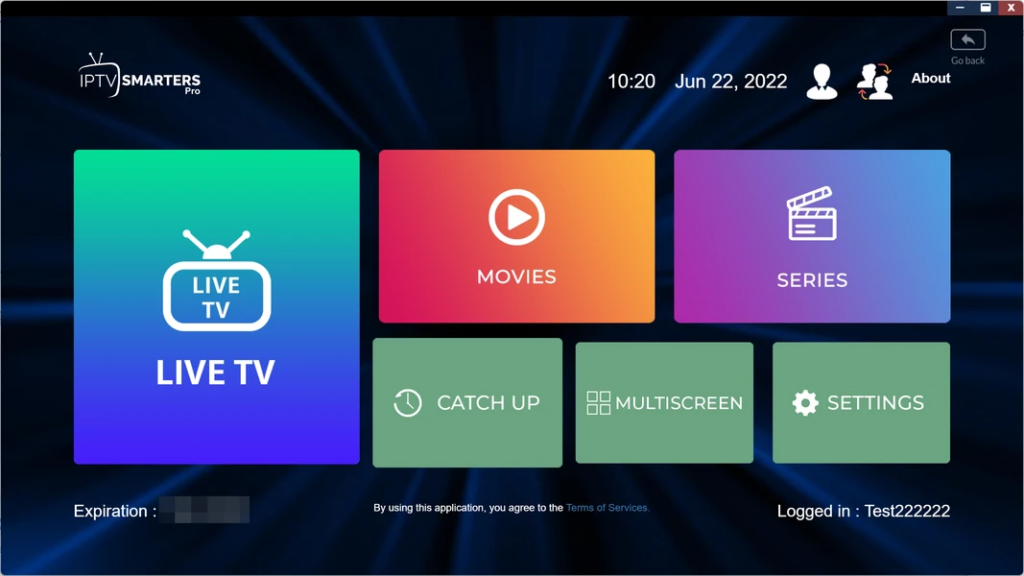 Top applications IPTV pour téléviseurs - IPTV Smarters Pro