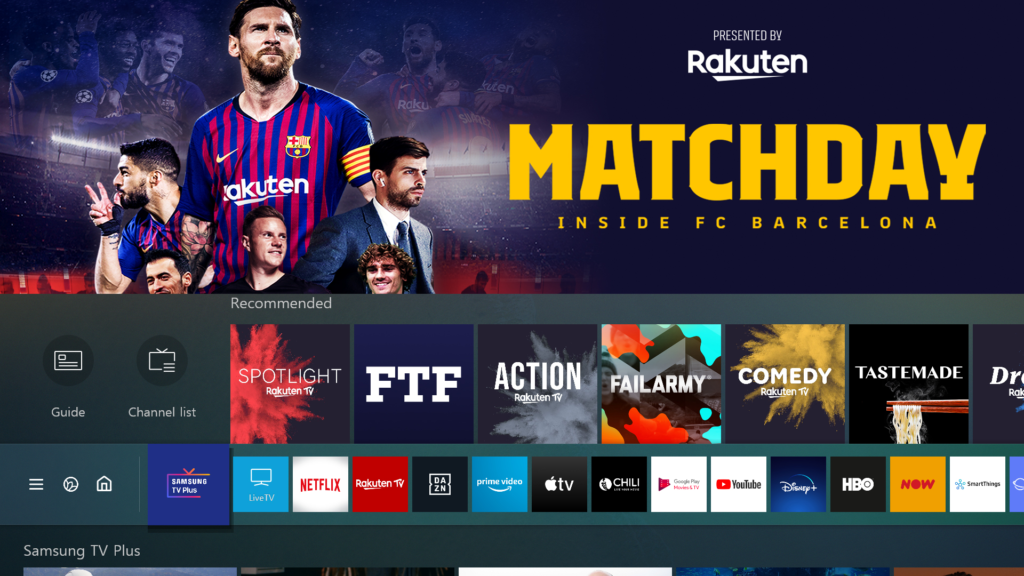 Meilleurs sites de streaming TV en direct - Samsung TV Plus