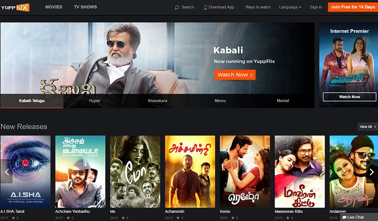 Meilleurs sites de streaming TV en direct - YuppTV